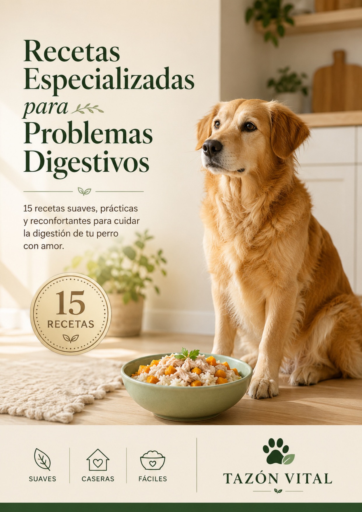 Portada de Recetas Especializadas para Problemas Digestivos